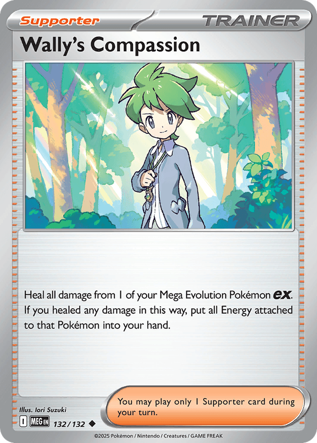 Wally's Compassion — Mega Evolution #132