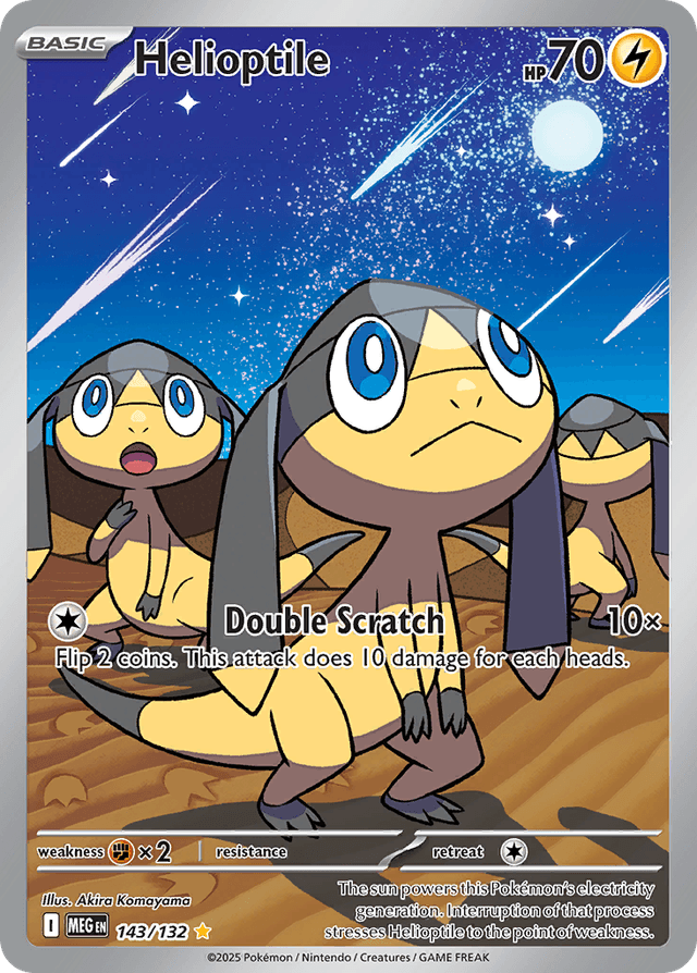 Helioptile — Mega Evolution #143