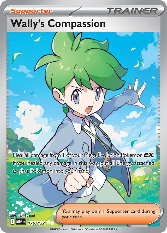 Wally's Compassion — Mega Evolution #176