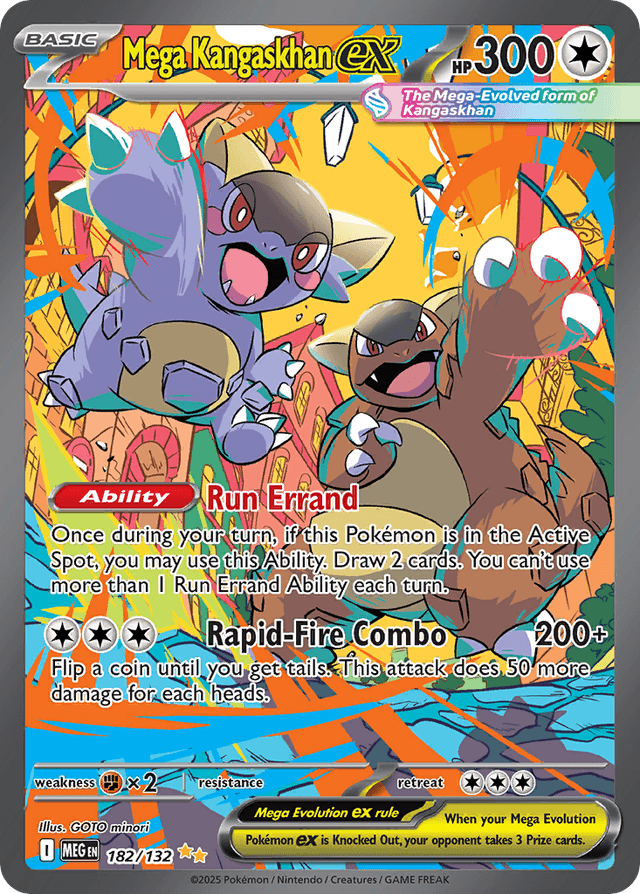 Mega Kangaskhan ex — Mega Evolution #182
