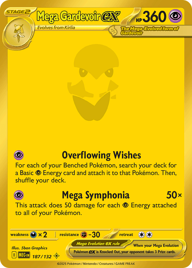 Mega Gardevoir ex — Mega Evolution #187