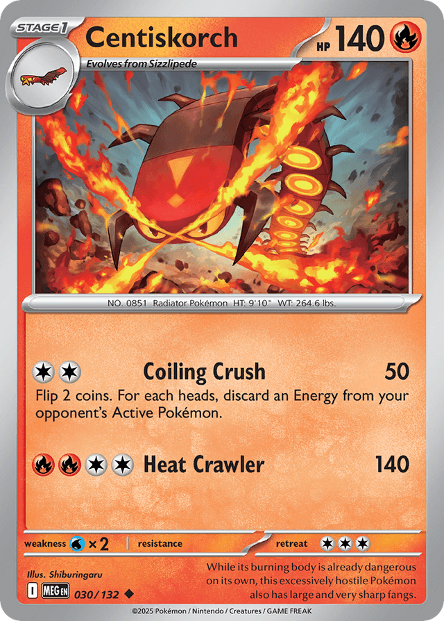 Centiskorch — Mega Evolution #30