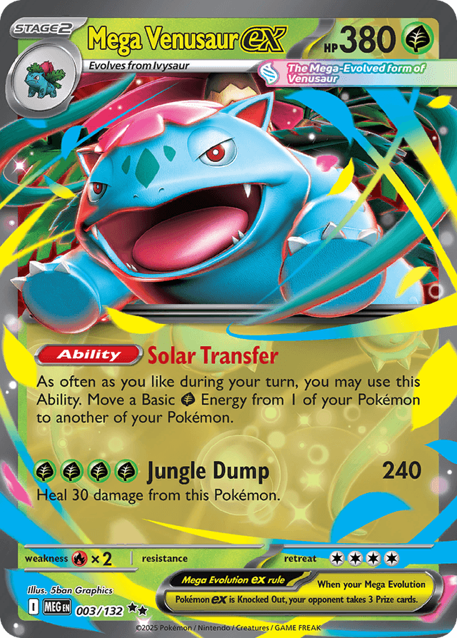 Mega Venusaur ex — Mega Evolution #3