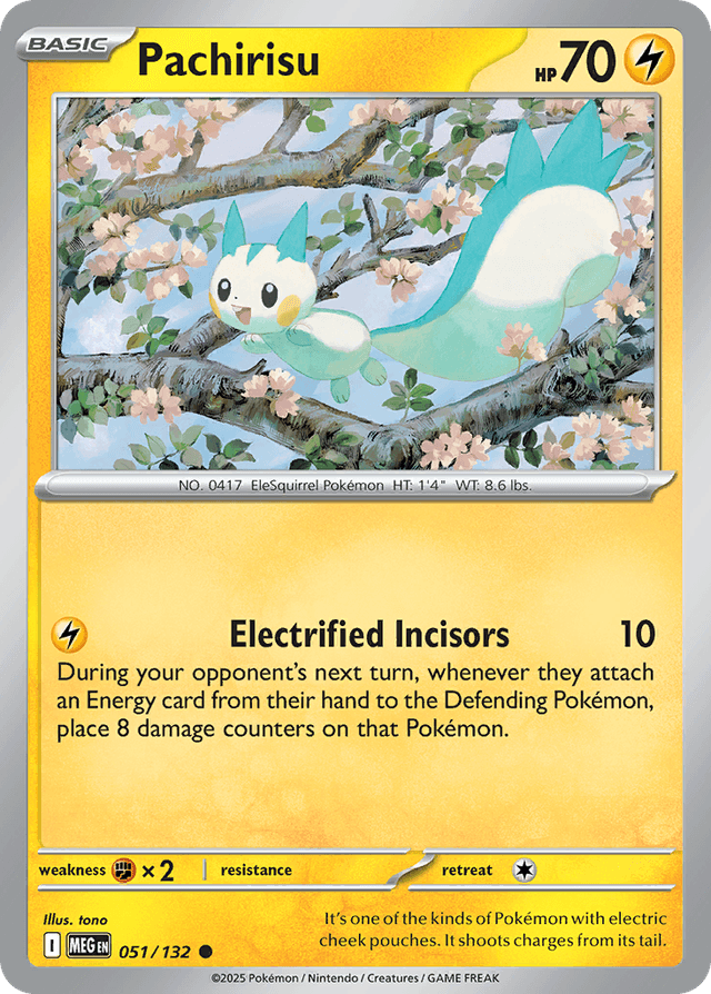 Pachirisu — Mega Evolution #51