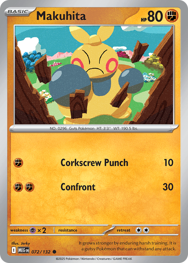 Makuhita — Mega Evolution #72