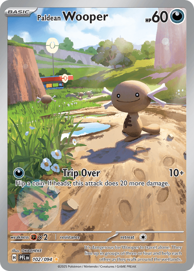 Paldean Wooper — Phantasmal Flames #102