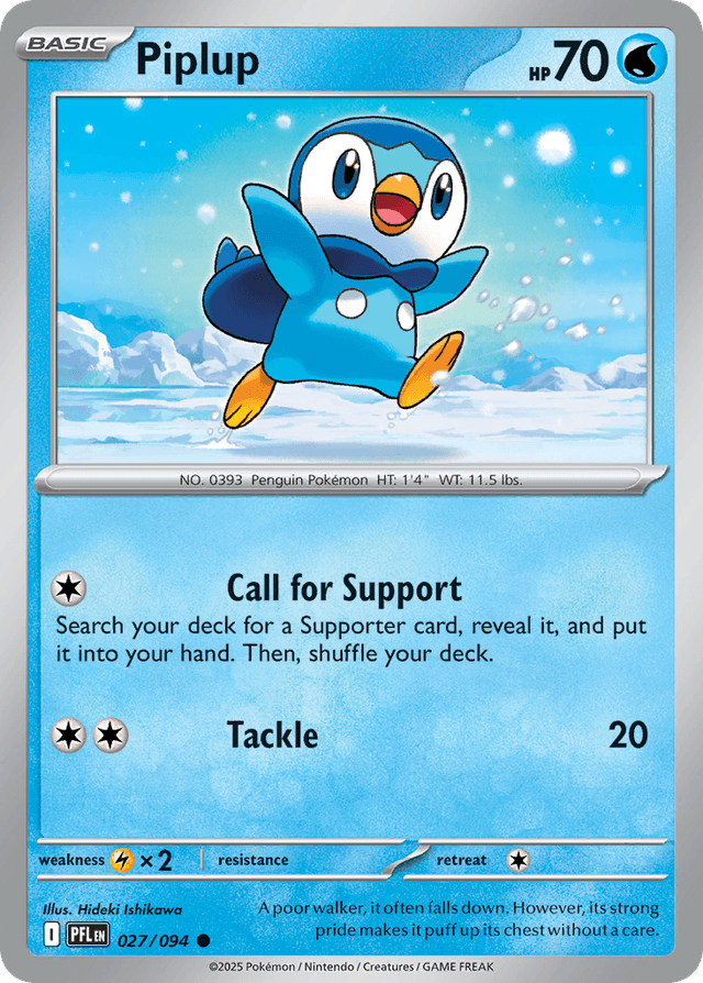 Piplup — Phantasmal Flames #27