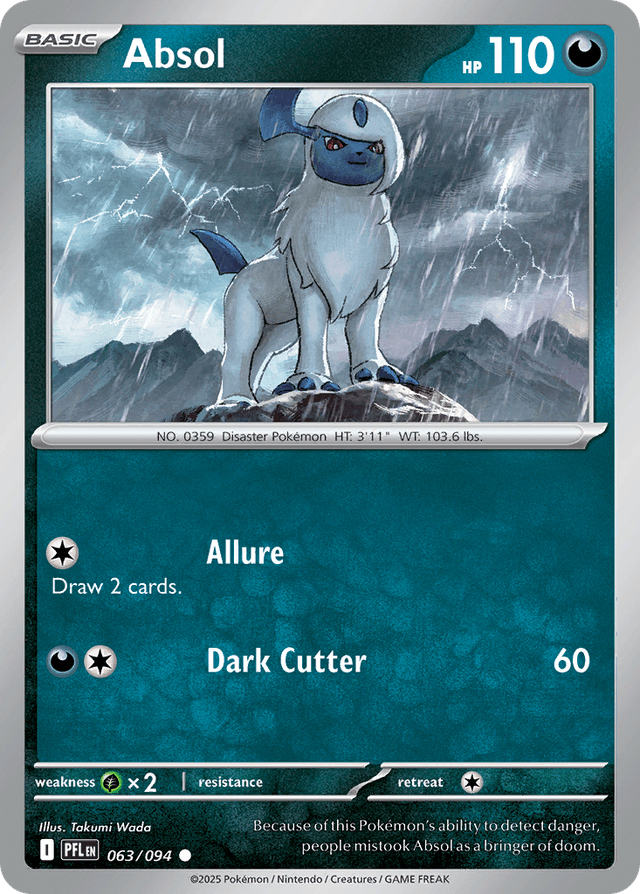 Absol — Phantasmal Flames #63