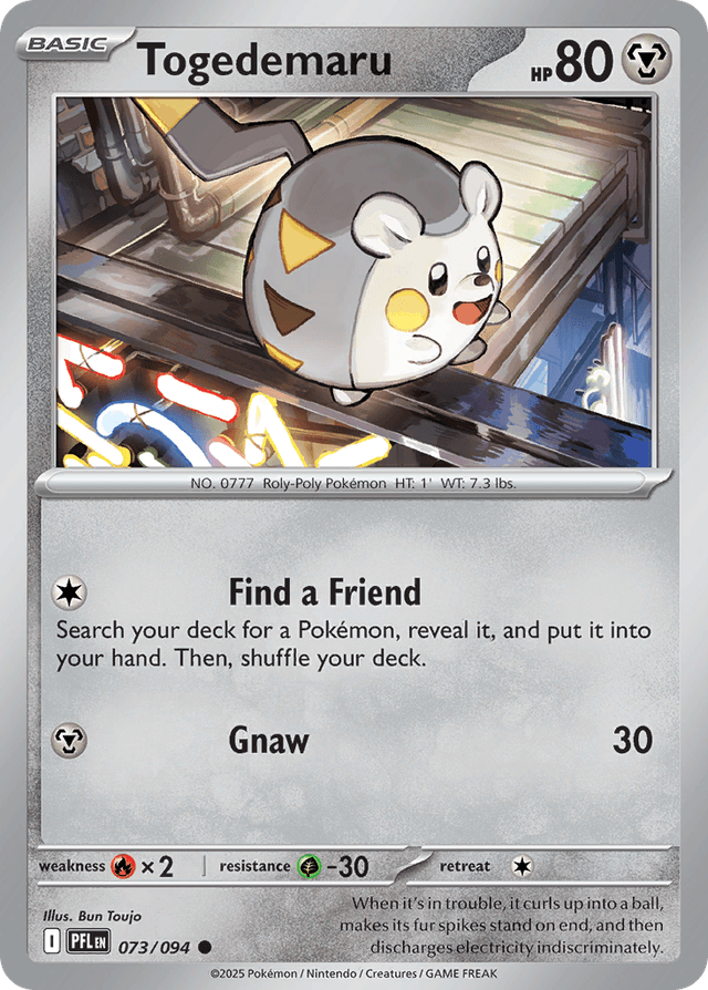 Togedemaru — Phantasmal Flames #73