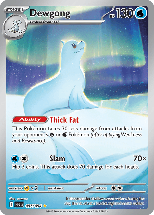 Dewgong — Phantasmal Flames #97
