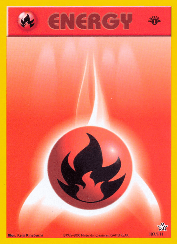 Fire Energy — Neo Genesis #107