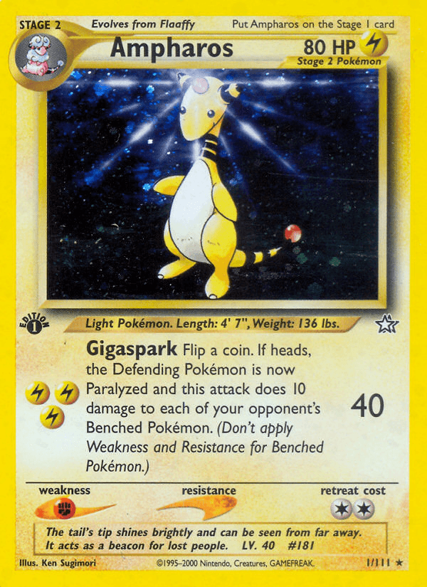 Ampharos — Neo Genesis #1