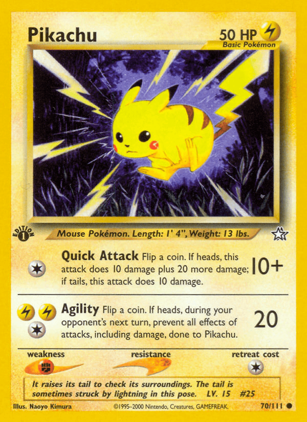 Pikachu — Neo Genesis #70