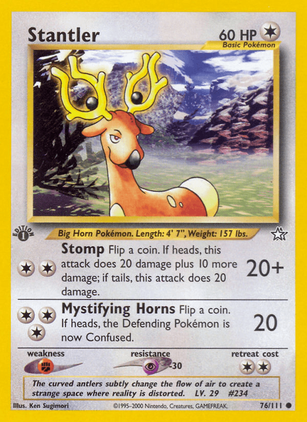 Stantler — Neo Genesis #76
