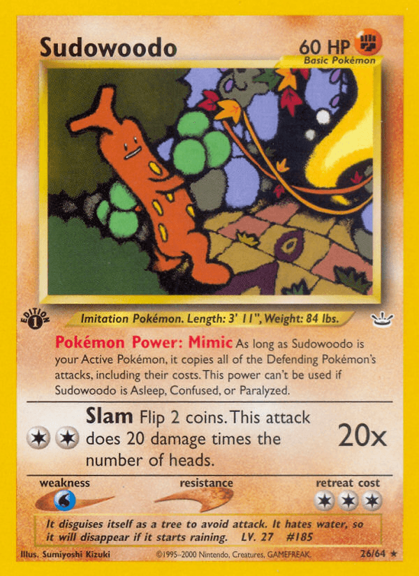 Sudowoodo — Neo Revelation #26
