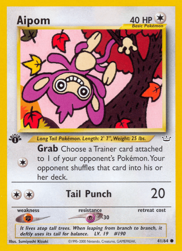 Aipom — Neo Revelation #41
