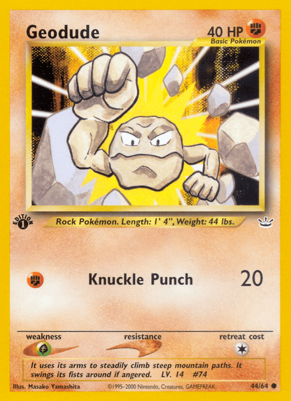 Geodude — Neo Revelation #44