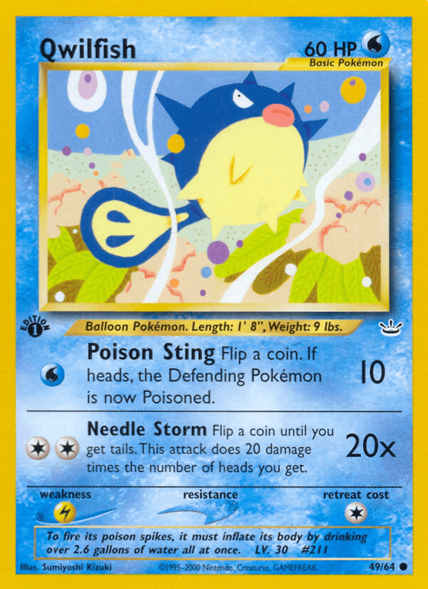 Qwilfish — Neo Revelation #49