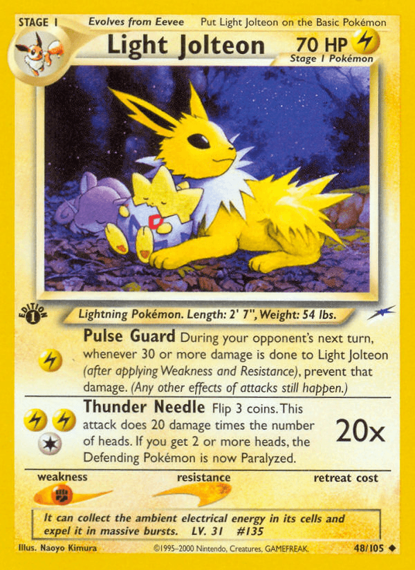 Light Jolteon — Neo Destiny #48