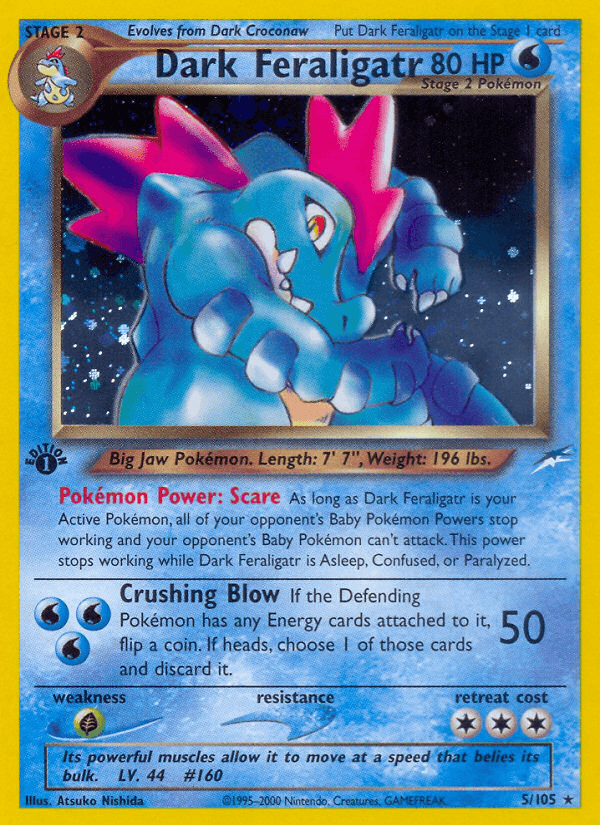 Dark Feraligatr — Neo Destiny #5