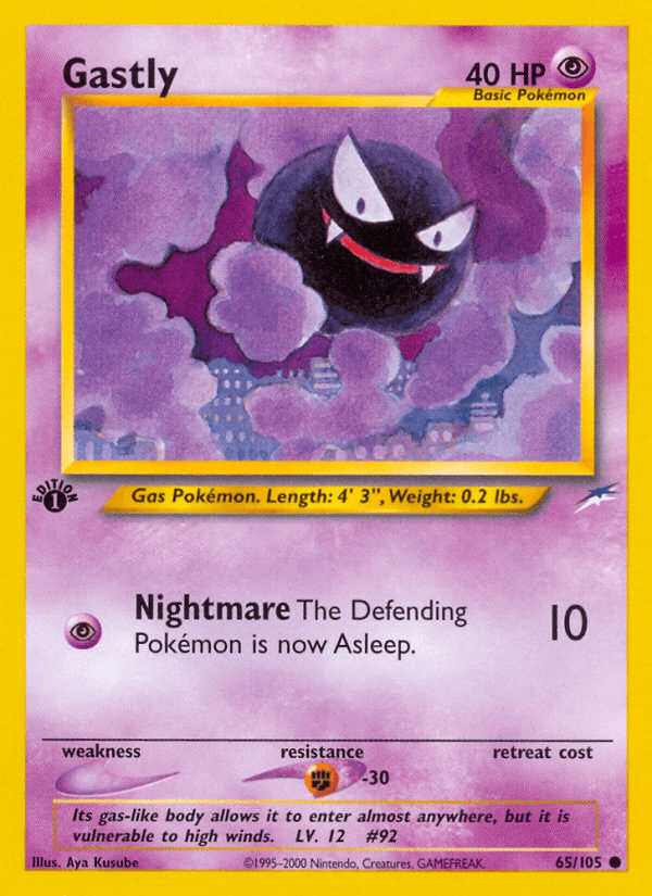Gastly — Neo Destiny #65