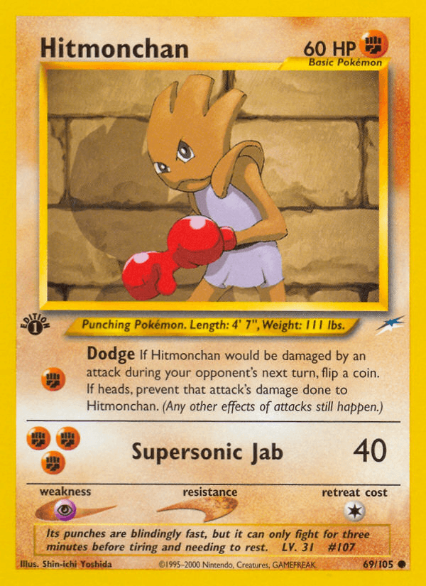 Hitmonchan — Neo Destiny #69