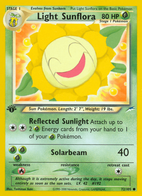 Light Sunflora — Neo Destiny #72