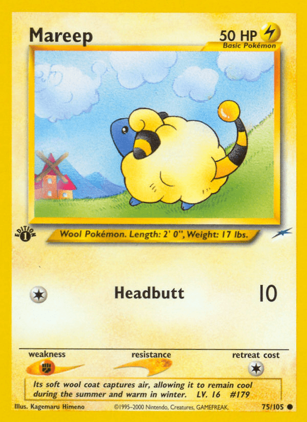 Mareep — Neo Destiny #75
