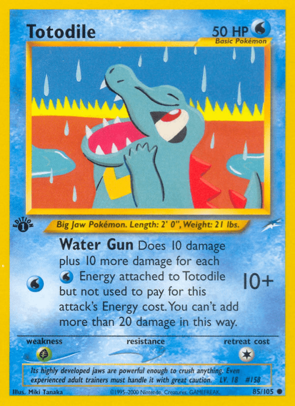 Totodile — Neo Destiny #85
