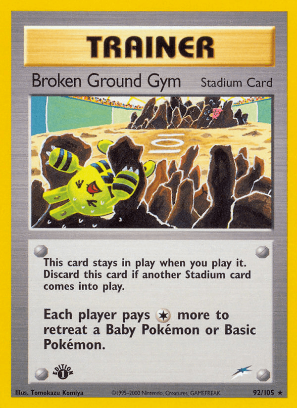 Broken Ground Gym — Neo Destiny #92