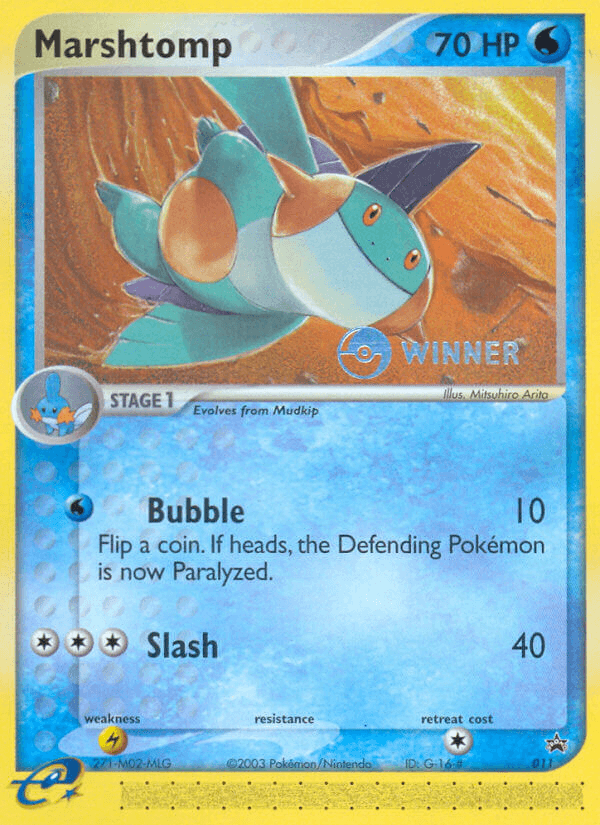 Marshtomp — Nintendo Black Star Promos #11