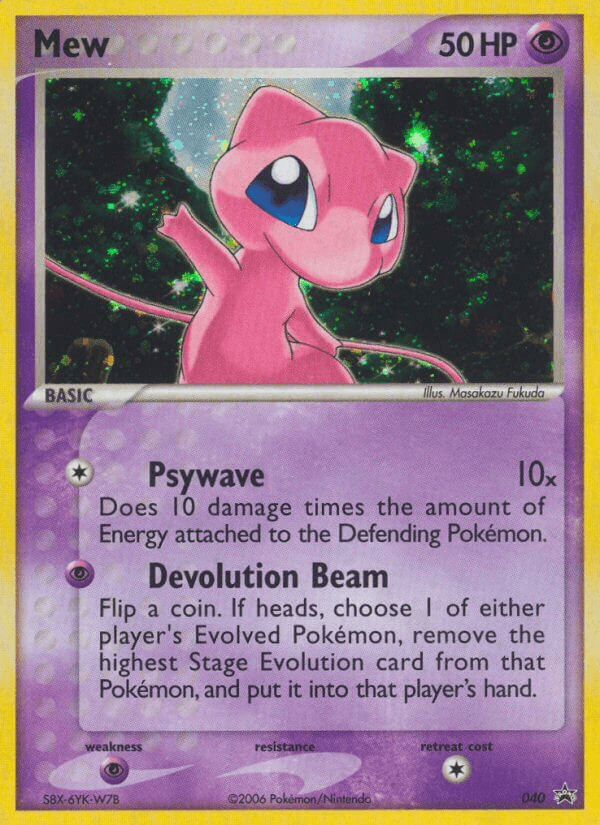 Mew — Nintendo Black Star Promos #40