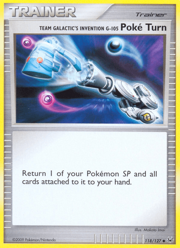 Team Galactic's Invention G-105 Poké Turn — Platinum #118