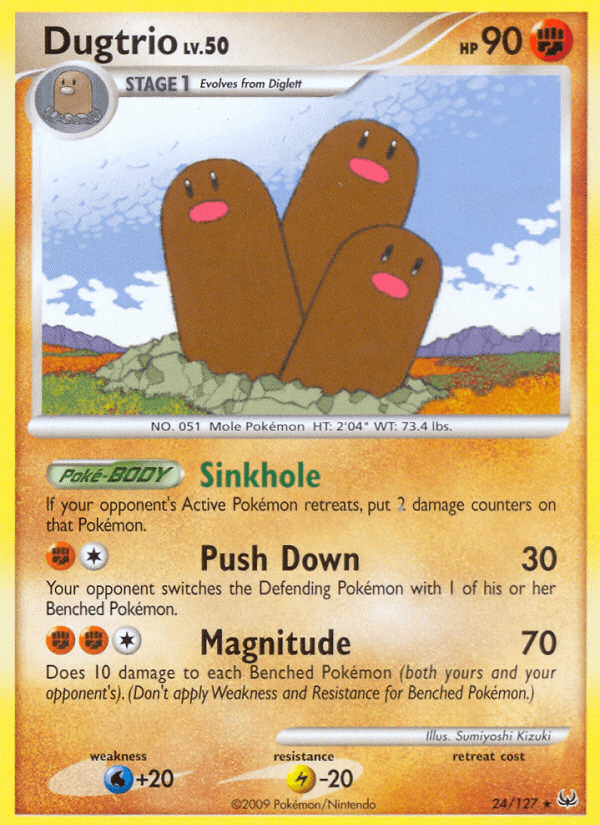 Dugtrio — Platinum #24