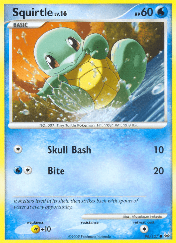 Squirtle — Platinum #96