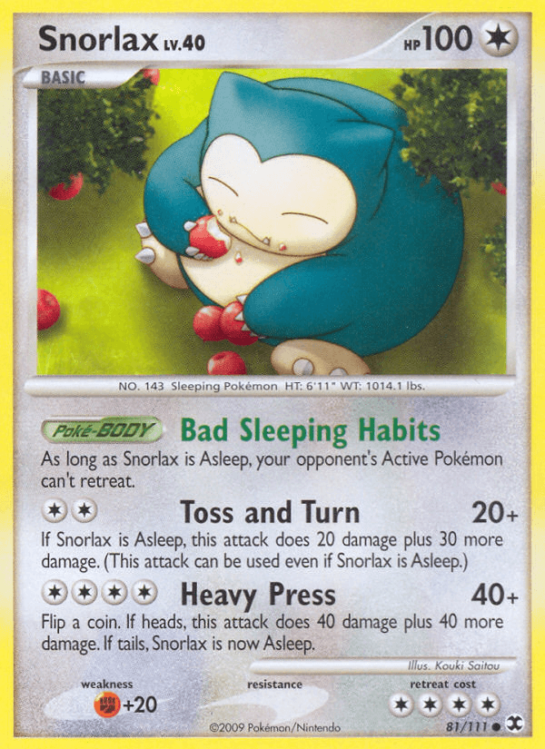 Snorlax — Rising Rivals #81
