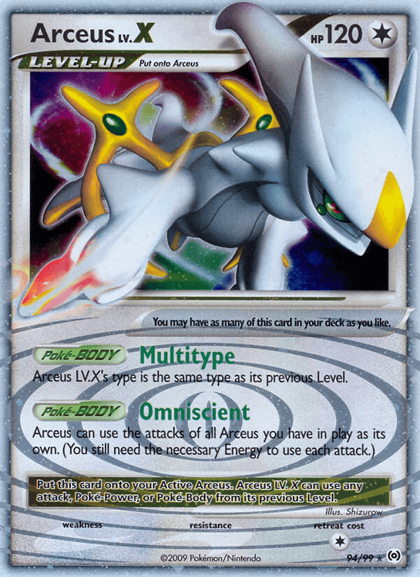 Arceus LV.X — Arceus #94