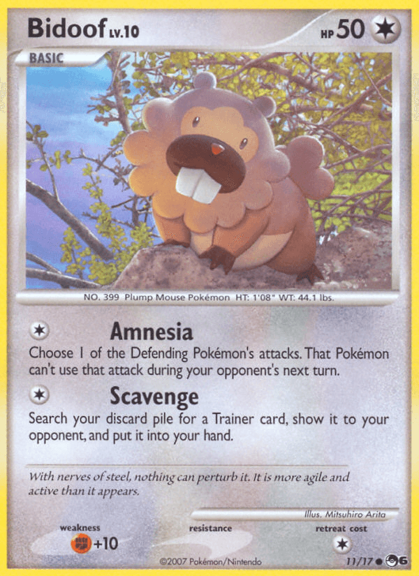 Bidoof — POP Series 6 #11