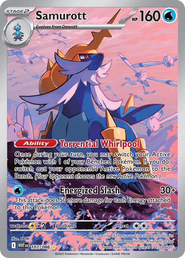 Samurott — White Flare #107