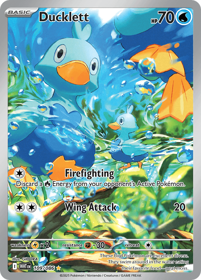 Ducklett — White Flare #109