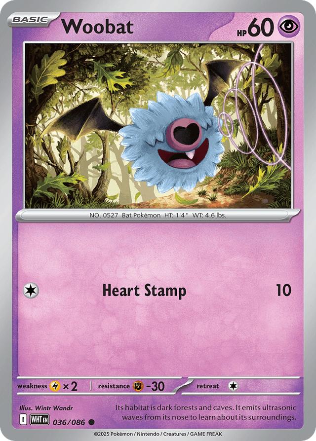 Woobat — White Flare #36