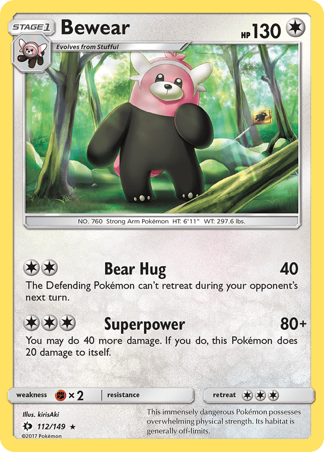 Bewear — Sun & Moon #112