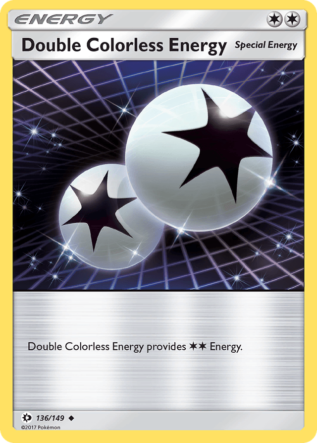 Double Colorless Energy — Sun & Moon #136