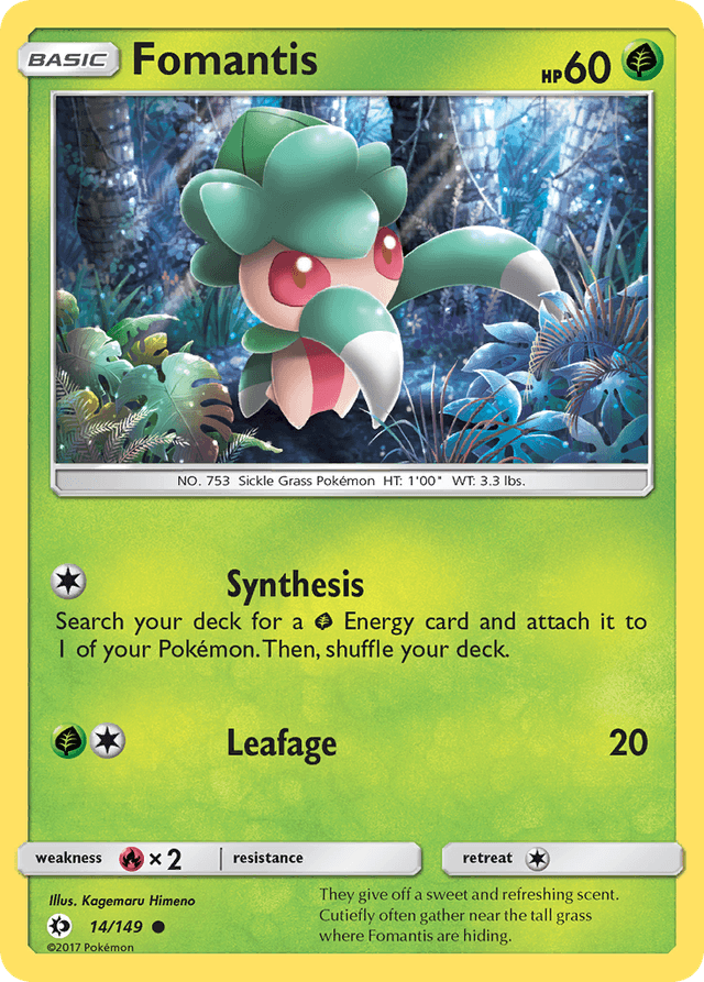 Fomantis — Sun & Moon #14