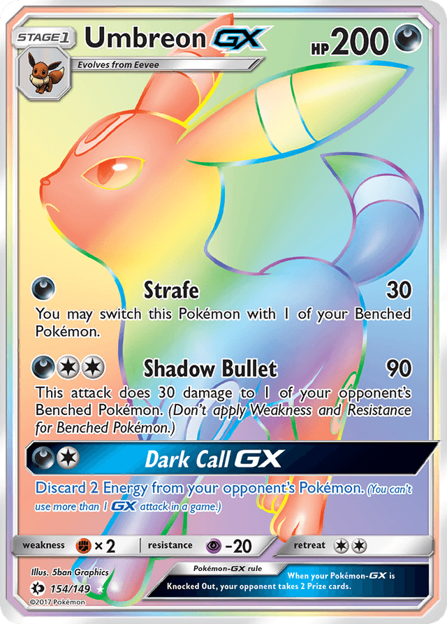 Umbreon-GX — Sun & Moon #154