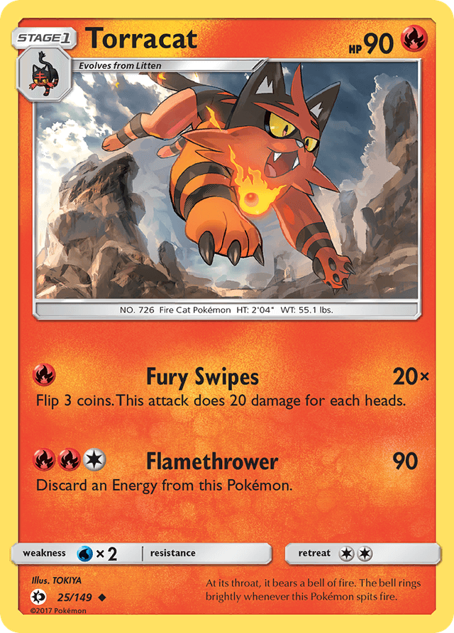 Torracat — Sun & Moon #25