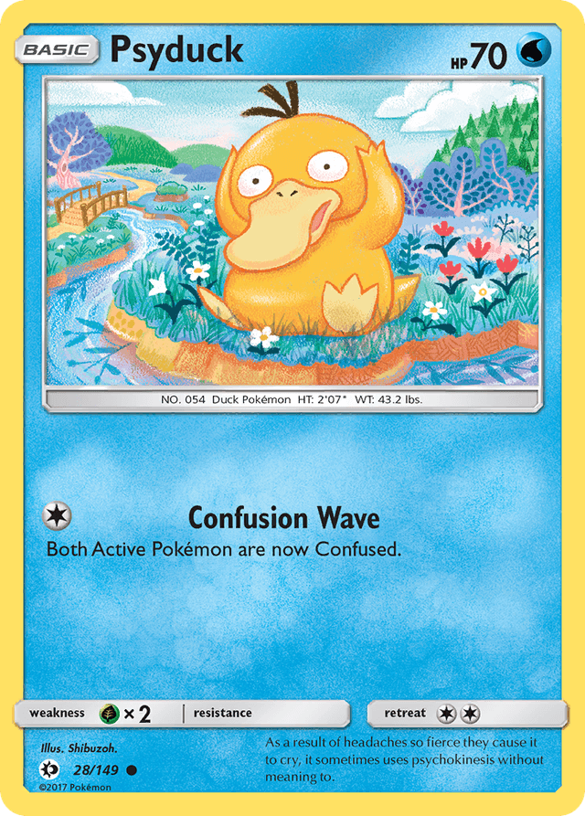 Psyduck — Sun & Moon #28