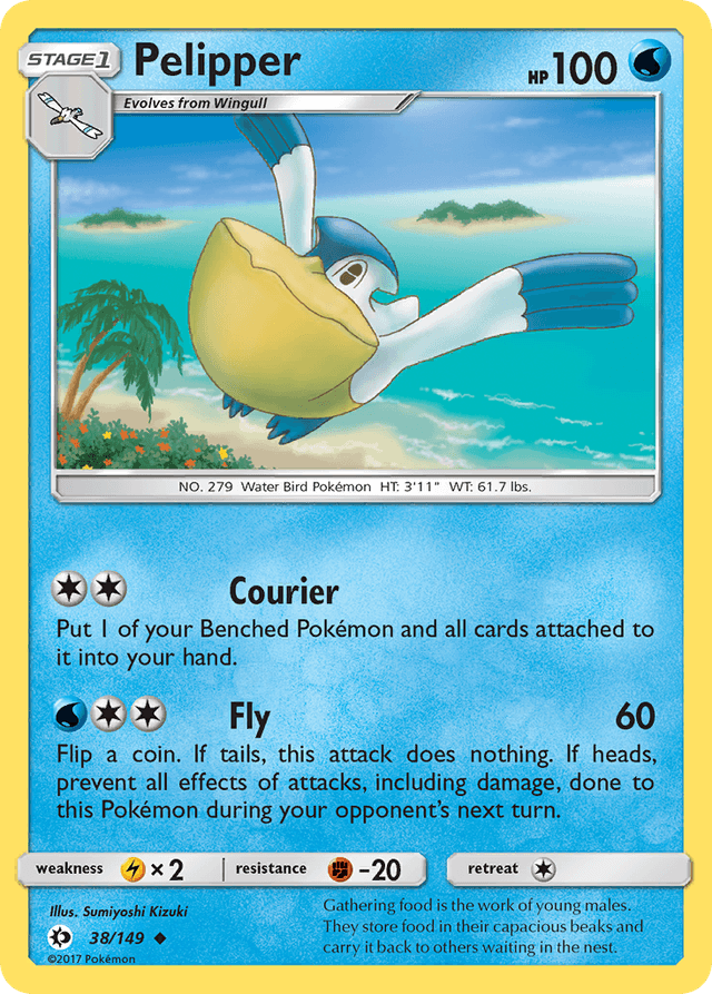Pelipper — Sun & Moon #38