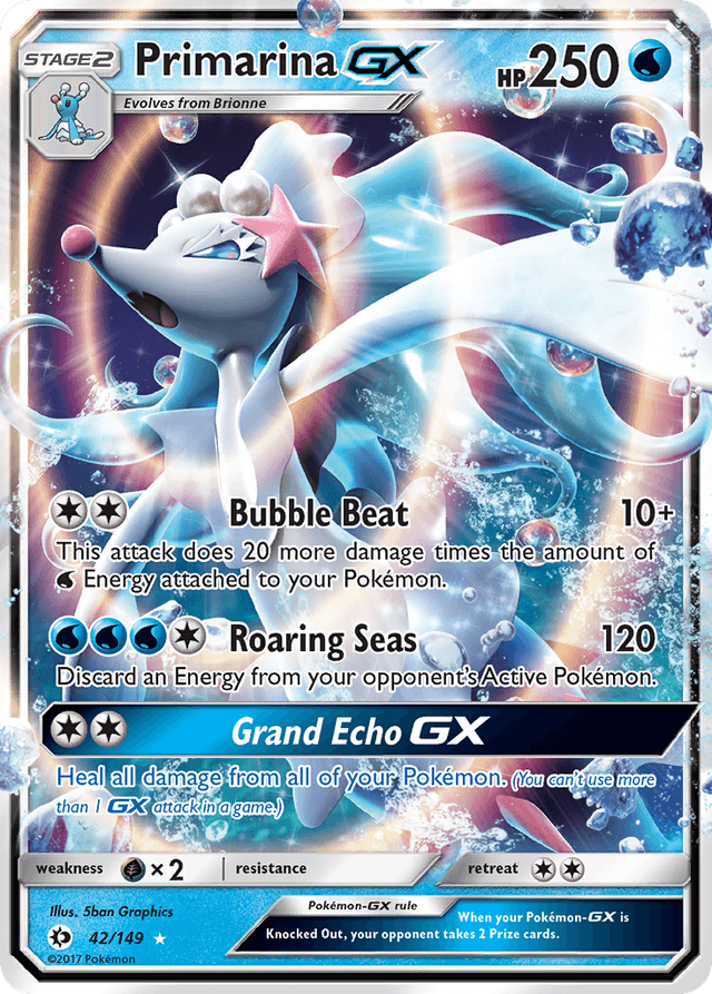 Primarina-GX — Sun & Moon #42
