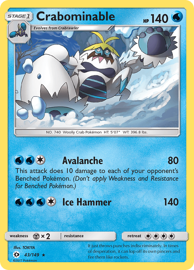 Crabominable — Sun & Moon #43